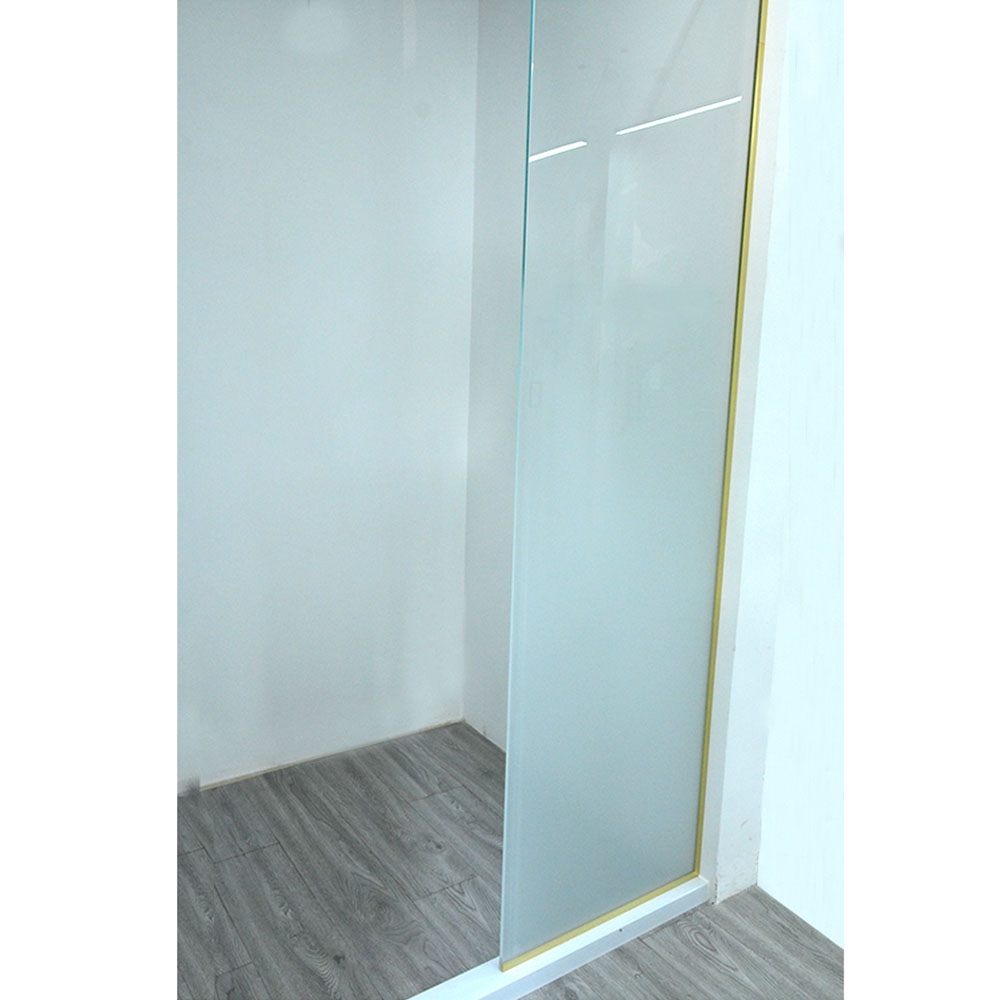 Gradient Frosted Shower Glass By Silk Screen Printing Apis Glass